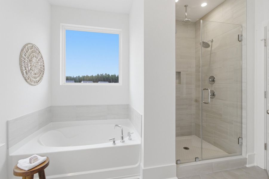 Furnished interior view inside a new home in Homecoming, Ravenel (Image 12).