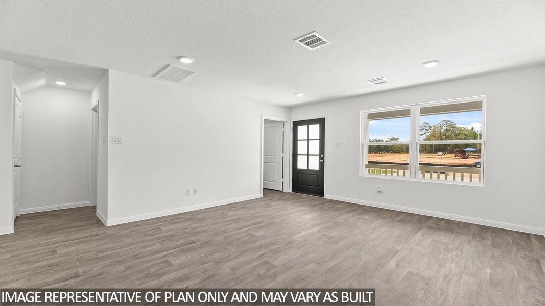 Spacious, unfurnished interior of a new home in William Trails, Willis (Image 7).