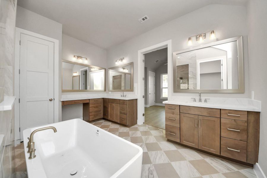 Furnished interior view inside a new home in COLTON: Prestige Collection, Montgomery (Image 15). Furnished interior view inside a new home in COLTON: Prestige Collection, Montgomery (Image 15).