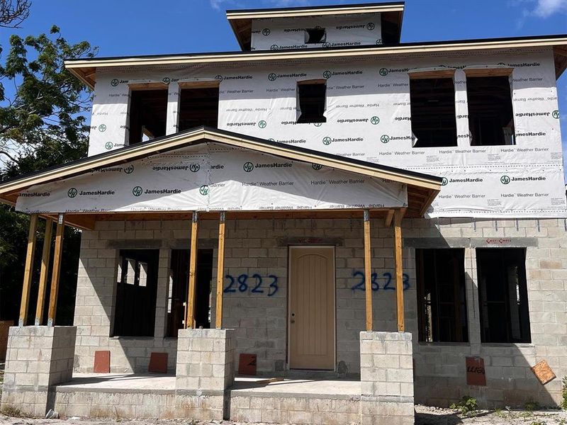 In-progress construction of a new home in , St. Petersburg, FL (Image 53). In-progress construction of a new home in , St. Petersburg, FL (Image 53).