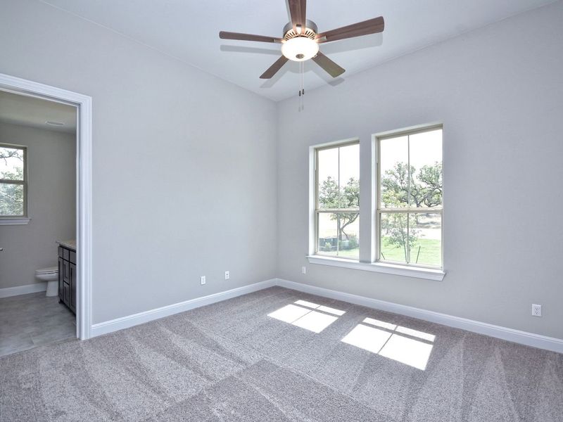 Representative unfurnished interior of a home built from the Catalina by Giddens Homes in Clearwater Ranch, Liberty Hill (Image 132).