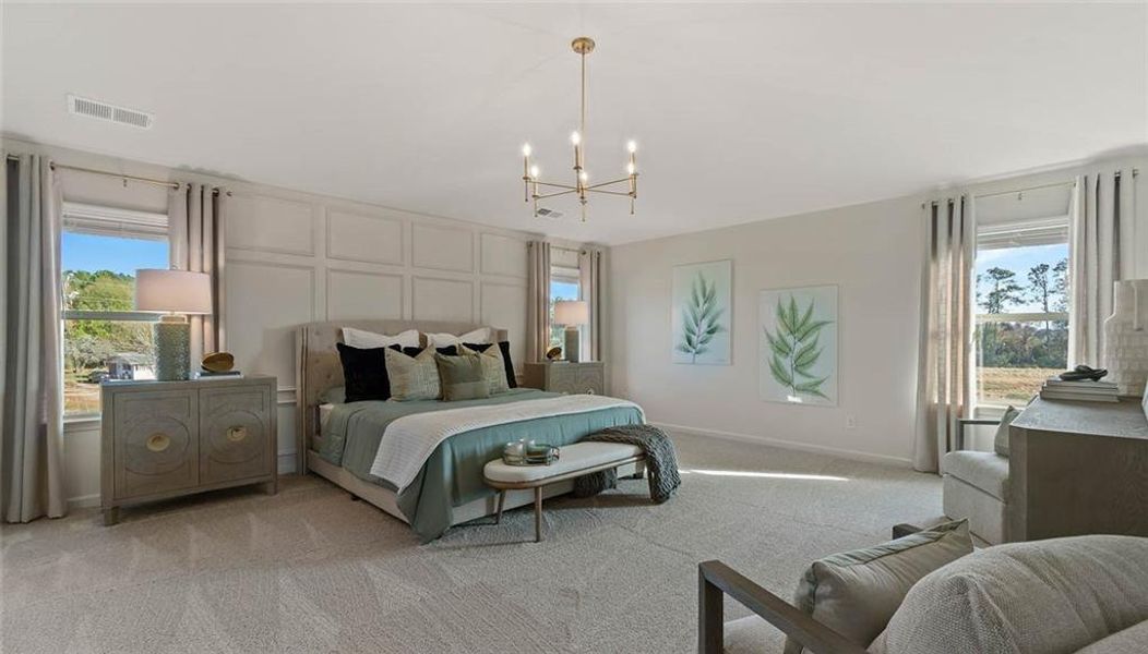 Furnished interior view inside a new home in Adagio, Dacula (Image 3).