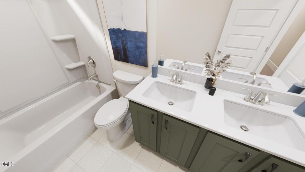 Secondary Bath - Dirty Martini Interior