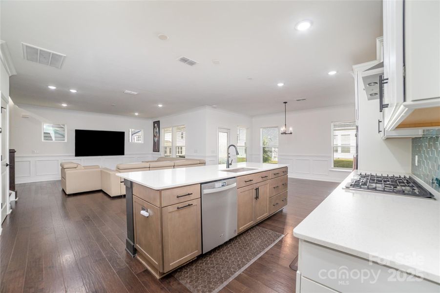 Furnished interior view inside a new home in Cannon Run, Concord (Image 13).
