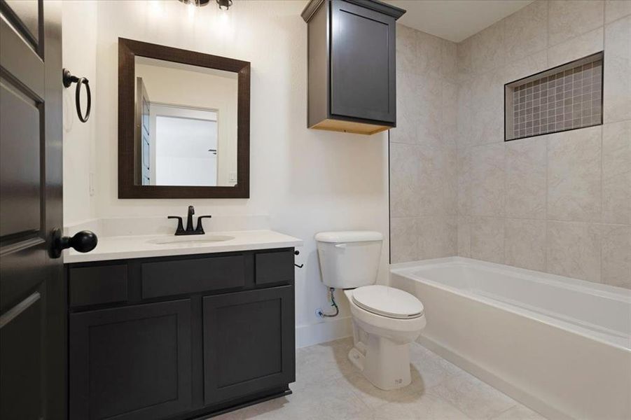 Furnished interior view inside a new home in The Preserve At Country Ridge, Sherman (Image 9).