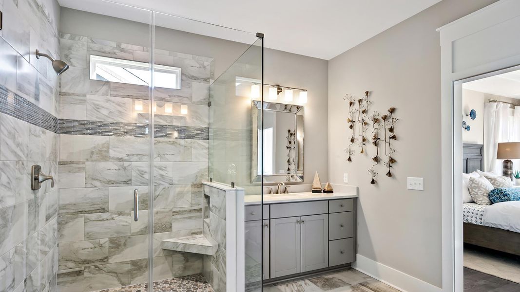 Furnished interior view inside a new home in Cresswind Charleston, Summerville (Image 17).