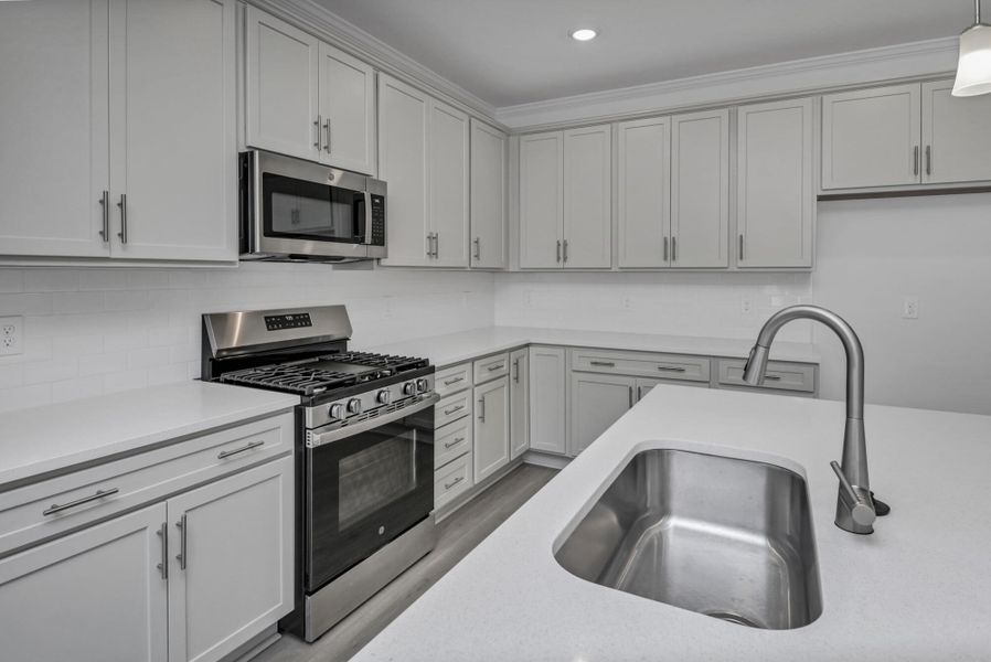 Furnished interior view inside a new home in Lake Carolina Townhomes, Columbia (Image 11).