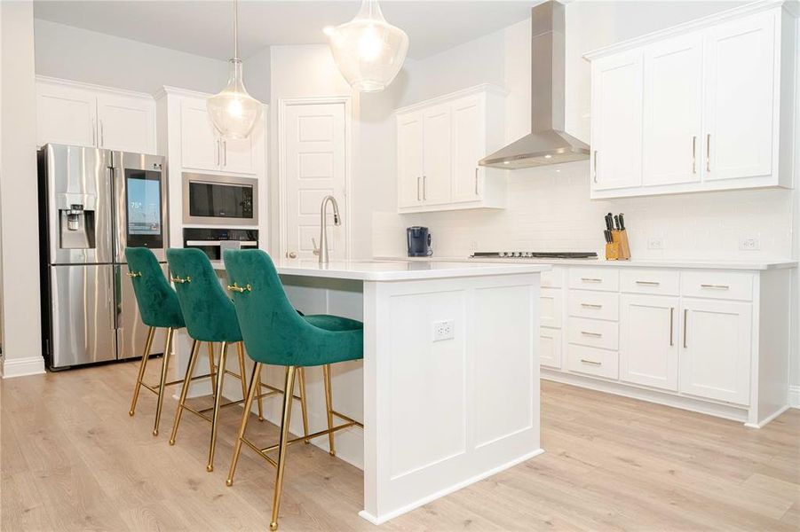 Furnished interior view inside a new home in , Little Elm (Image 13).