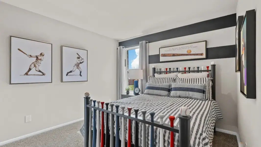 Furnished interior view inside a new home in Hadley Farms, Godley (Image 38).