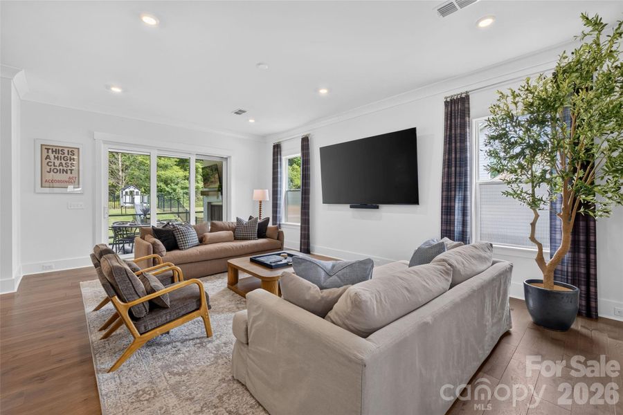 Furnished interior view inside a new home in , Huntersville (Image 17).