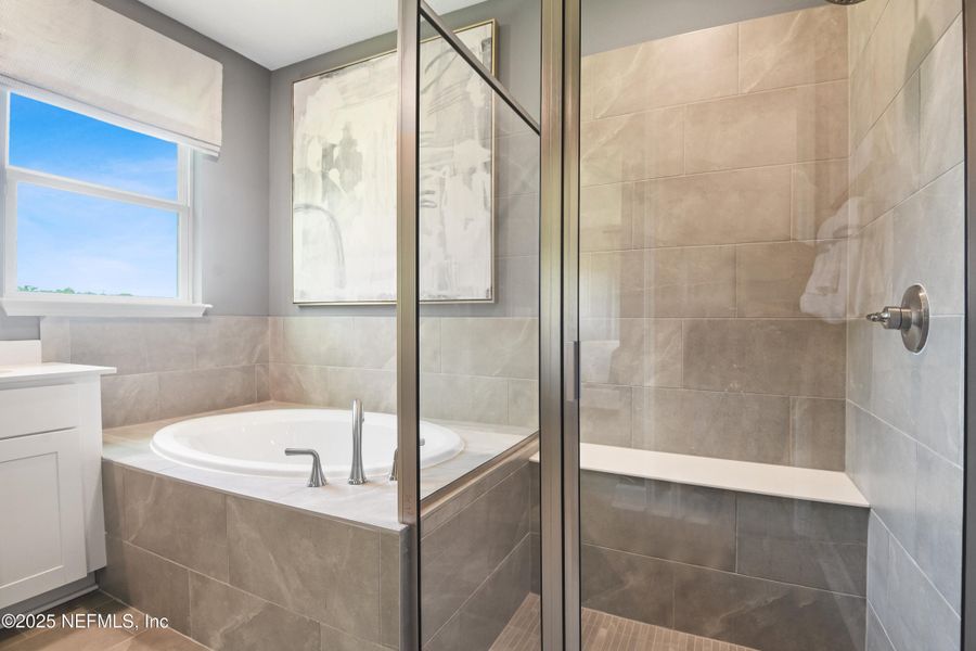 Furnished interior view inside a new home in , Fernandina Beach (Image 15).