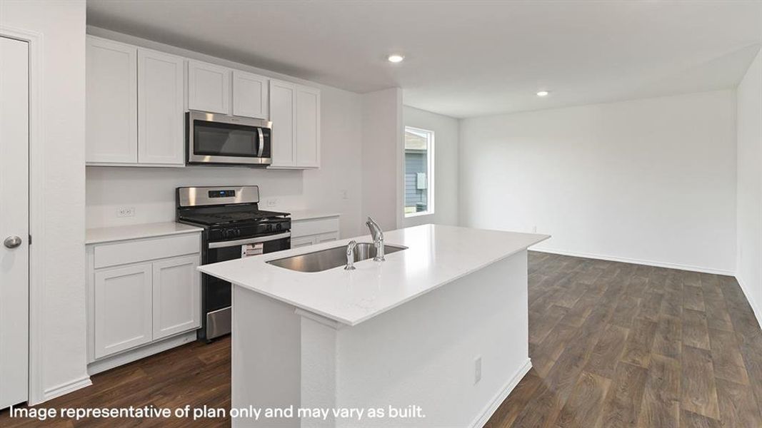 Furnished interior view inside a new home in Asher Oaks, Bonham (Image 6).