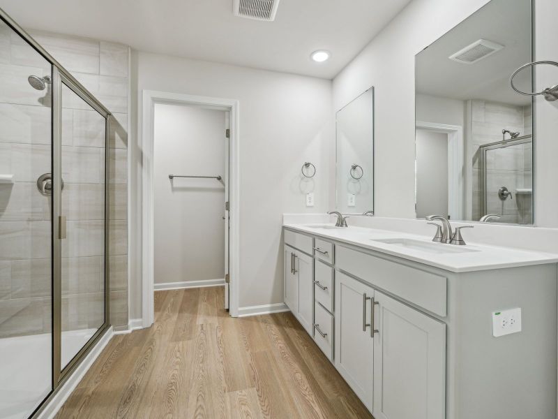 Furnished interior view inside a new home in River Glen, Angier (Image 9).