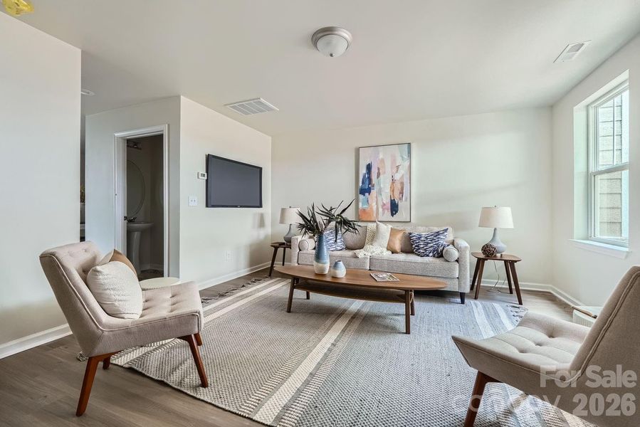 Furnished interior view inside a new home in , Charlotte (Image 15).