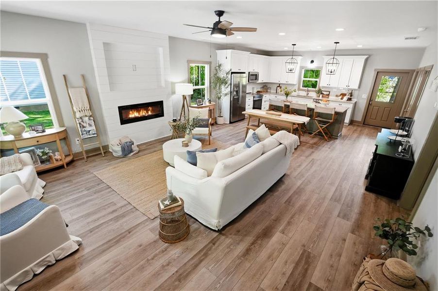 Furnished interior view inside a new home in , Cleveland (Image 15). Furnished interior view inside a new home in , Cleveland (Image 15).