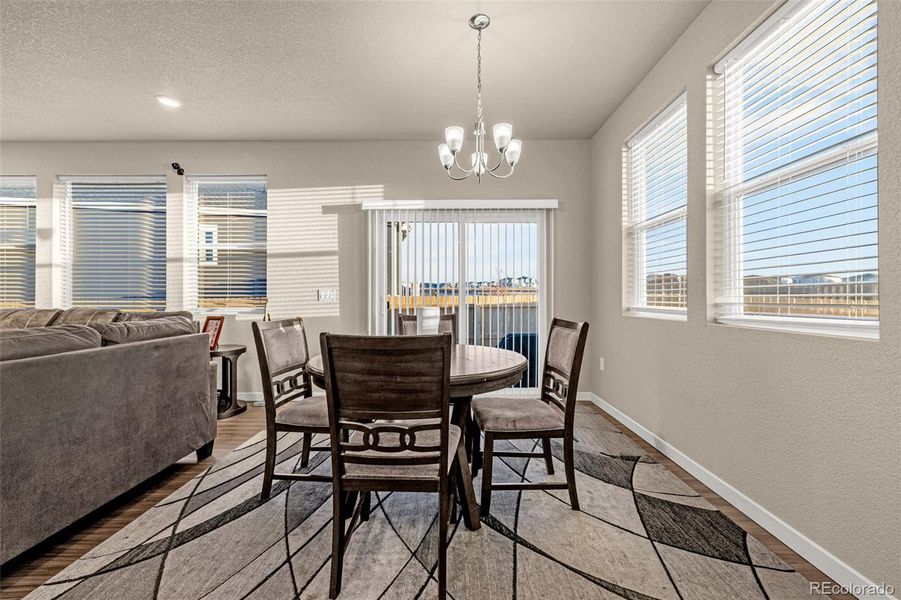 Furnished interior view inside a new home in , Colorado Springs (Image 28).