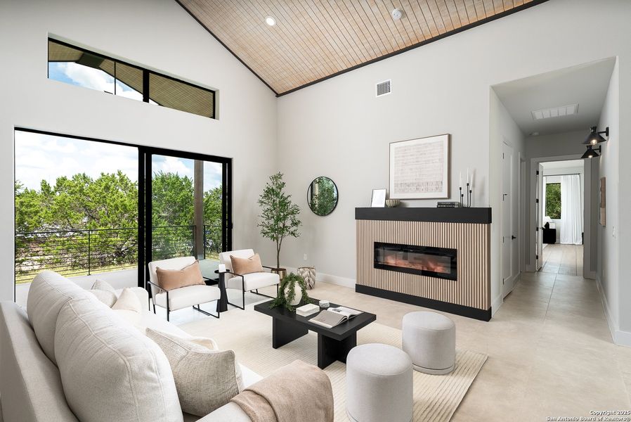 Furnished interior view inside a new home in , San Antonio (Image 5).