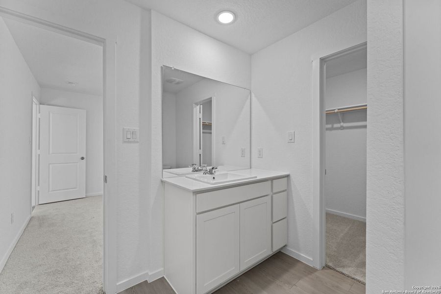 Furnished interior view inside a new home in , New Braunfels (Image 8).