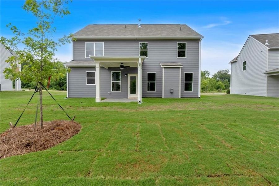 Exterior details and patio area of a home in , Adairsville (Image 4).