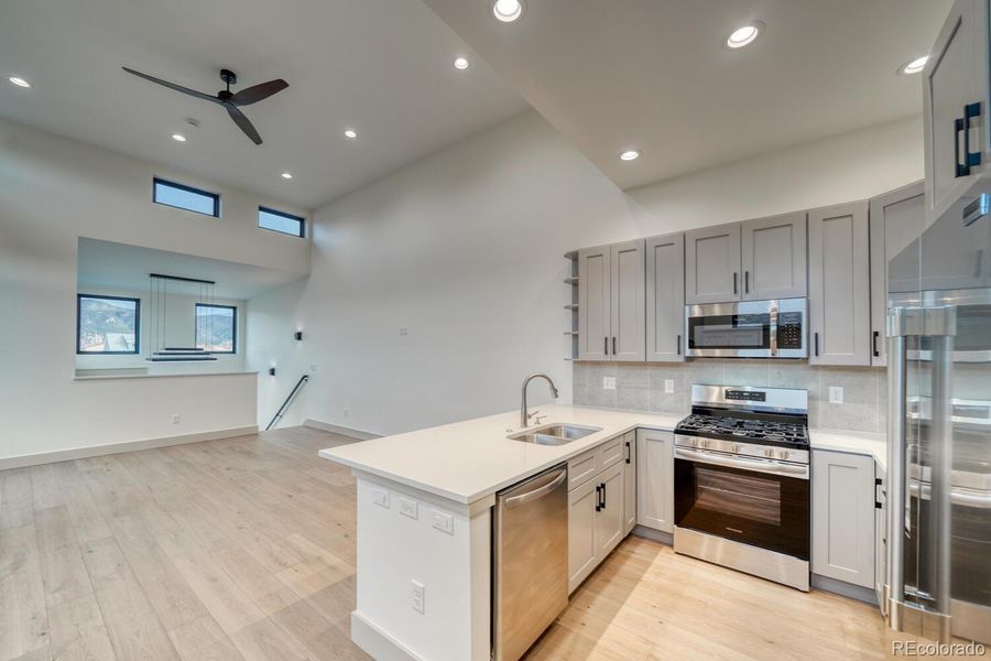 Furnished interior view inside a new home in , Salida (Image 8). Furnished interior view inside a new home in , Salida (Image 8).