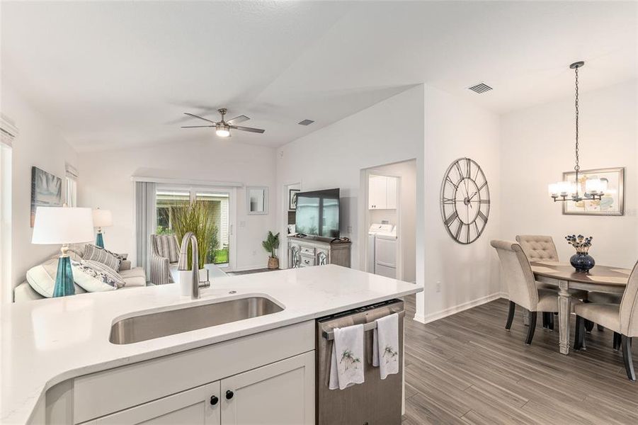 Furnished interior view inside a new home in , The Villages (Image 51).