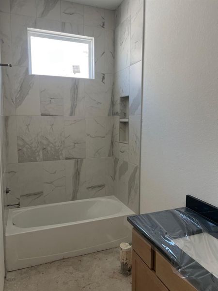 In-progress construction of a new home in Wood Leaf Reserve, Tomball, TX (Image 14).