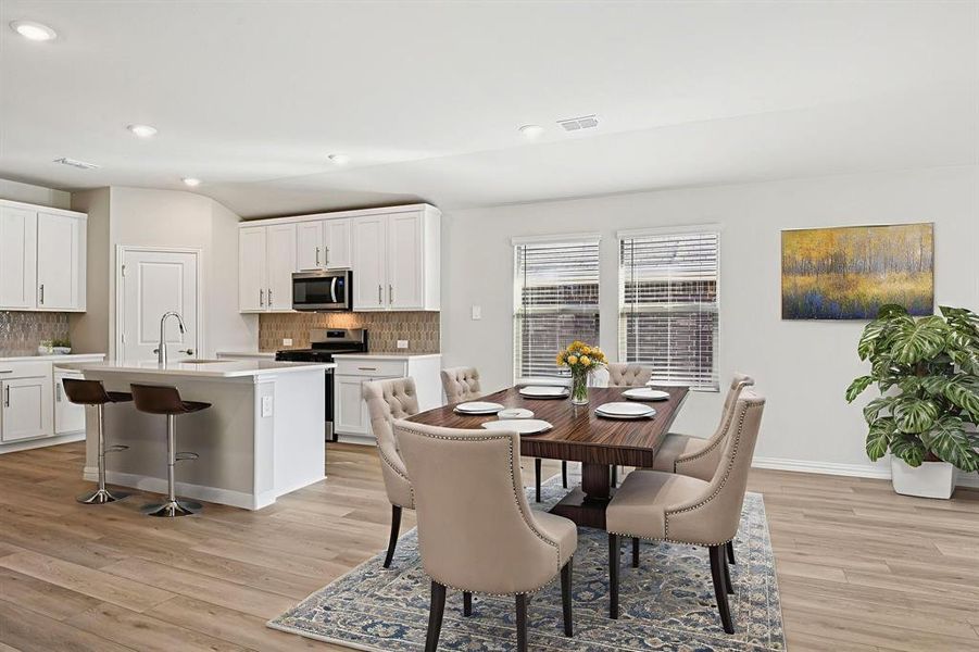 Furnished interior view inside a new home in Stonehaven, Seagoville (Image 6).