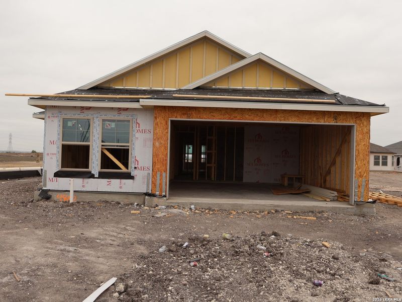 In-progress construction of a new home in Verano Farms, San Antonio, TX (Image 22).