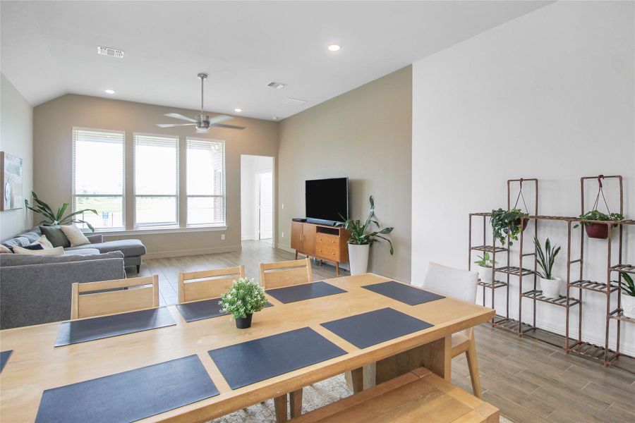 Furnished interior view inside a new home in , Richmond (Image 12). Furnished interior view inside a new home in , Richmond (Image 12).