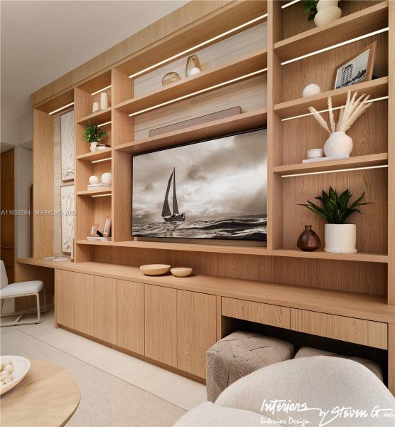 Furnished interior view inside a new home in , Fort Lauderdale (Image 3).