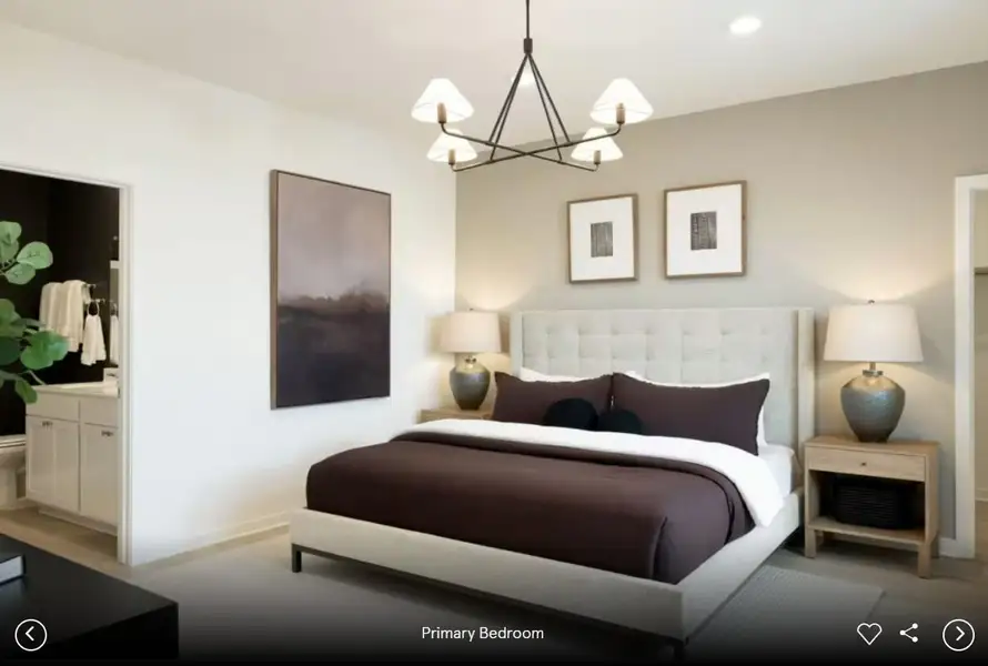 Furnished interior view inside a new home in County View, Temple (Image 6).