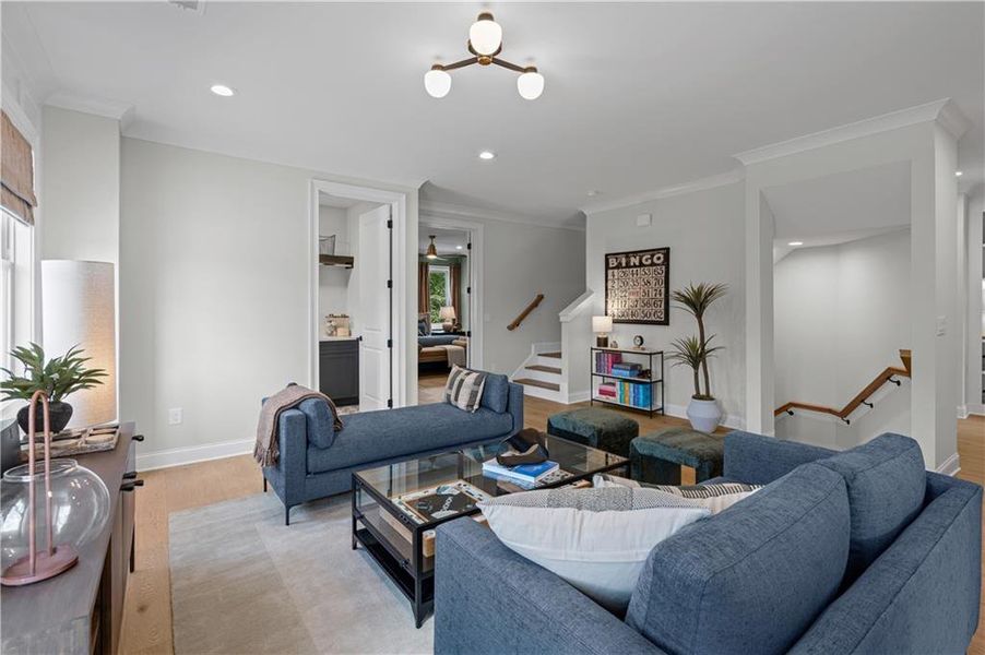 Furnished interior view inside a new home in Laurel View, Suwanee (Image 43).