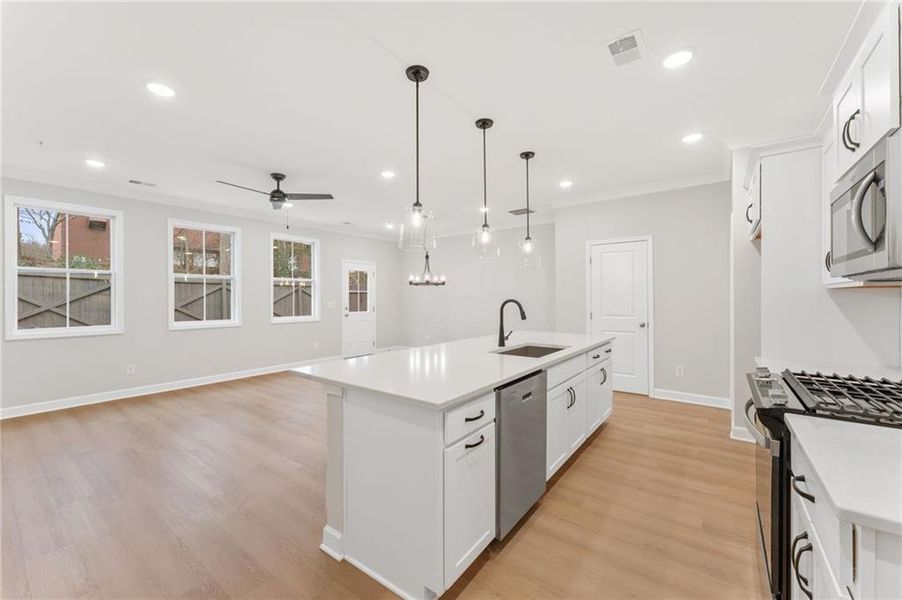 Furnished interior view inside a new home in Wildwood Place, Powder Springs (Image 13).
