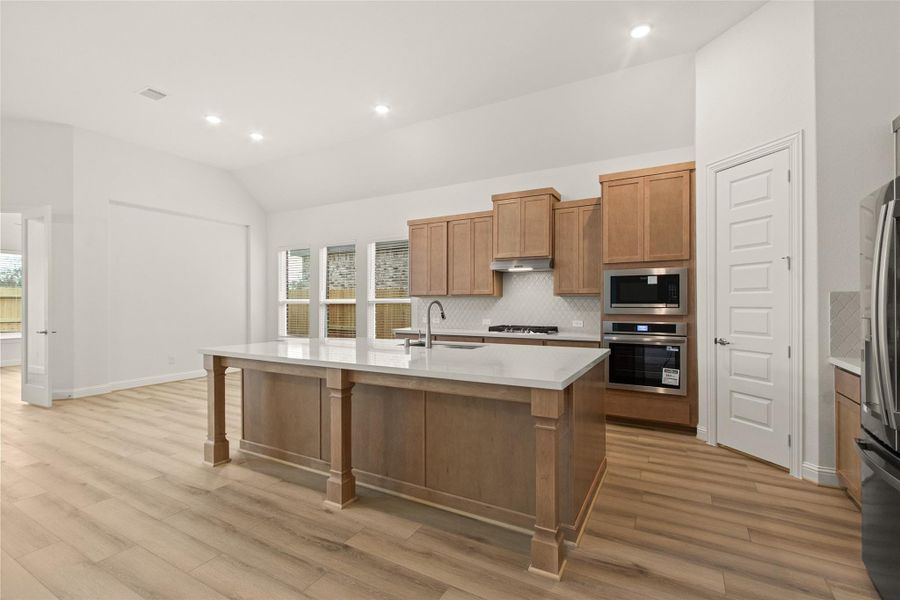Furnished interior view inside a new home in Sundance Cove, Crosby (Image 5).