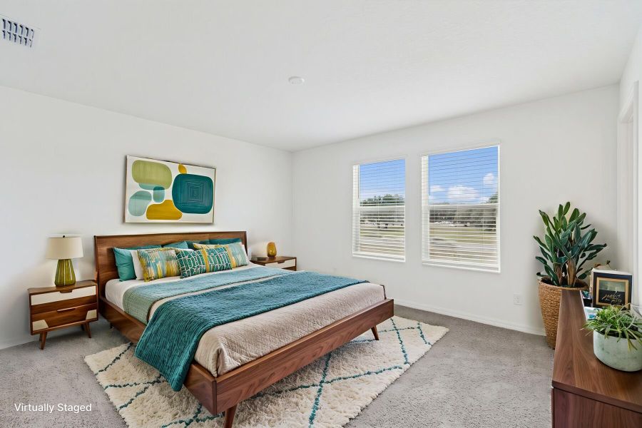 Owner's Bedroom - Virtually Staged