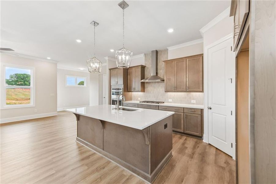 Furnished interior view inside a new home in Aberdeen, Hoschton (Image 16).