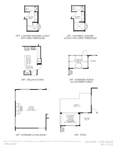 2D floor plan layout for the Capri by Epcon Communities in The Grove at Haven Hill, Lenoir City, TN (Image 21). 2D floor plan layout for the Capri by Epcon Communities in The Grove at Haven Hill, Lenoir City, TN (Image 21).
