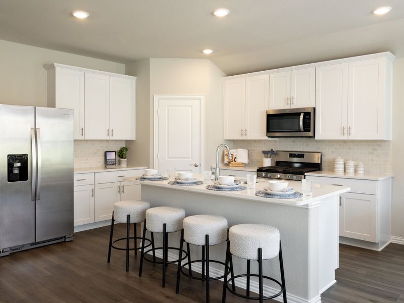 Furnished interior view inside a new home in Westmoor, Sherman (Image 5).