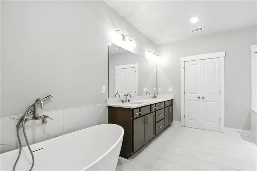 Furnished interior view inside a new home in Old Town Estates, Dacula (Image 7).