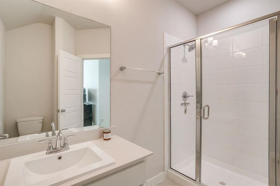 Furnished interior view inside a new home in Ventana, Fort Worth (Image 25).