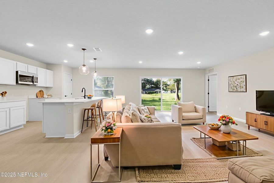 Furnished interior view inside a new home in , Green Cove Springs (Image 9).