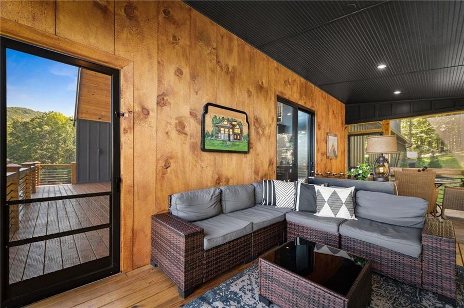 Exterior details and patio area of a home in , Morganton (Image 4).