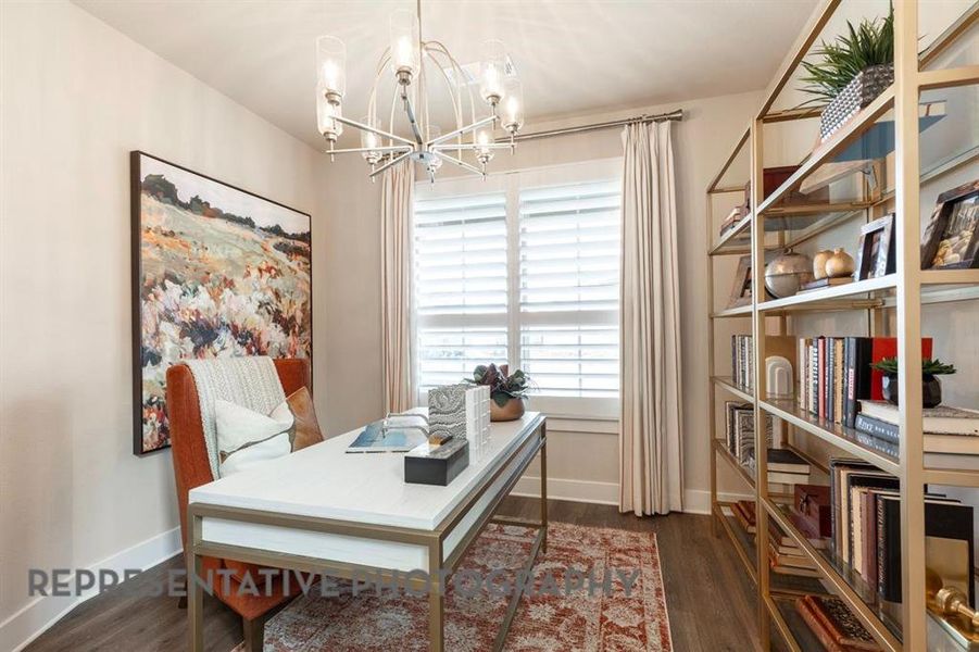 Furnished interior view inside a new home in The Parks at Wilson Creek, Celina (Image 30).