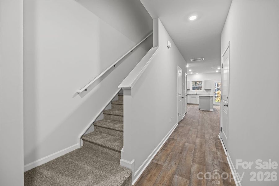 Spacious, unfurnished interior of a new home in Townes at Ribbon Walk, Charlotte (Image 22).