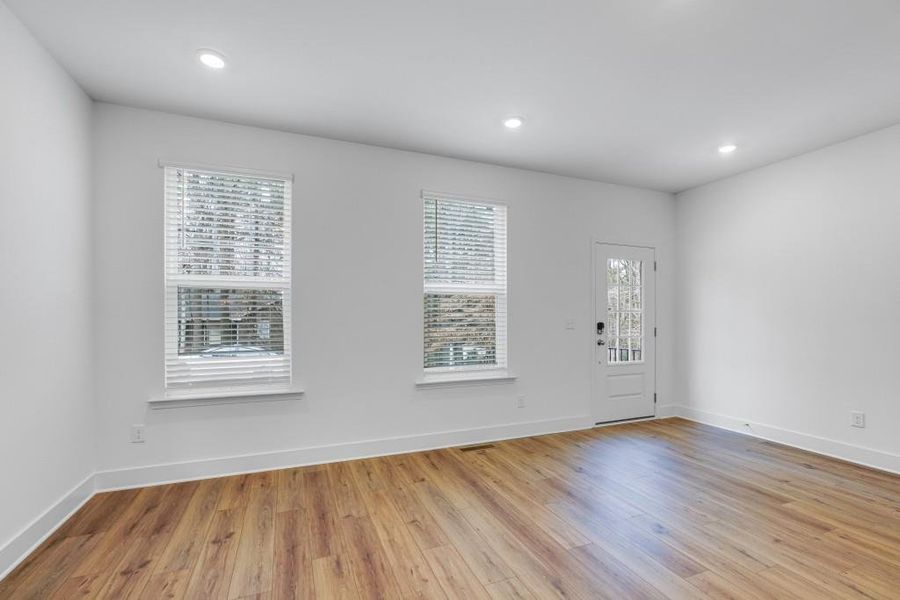 Spacious, unfurnished interior of a new home in Towns at Creekside, Doraville (Image 13).