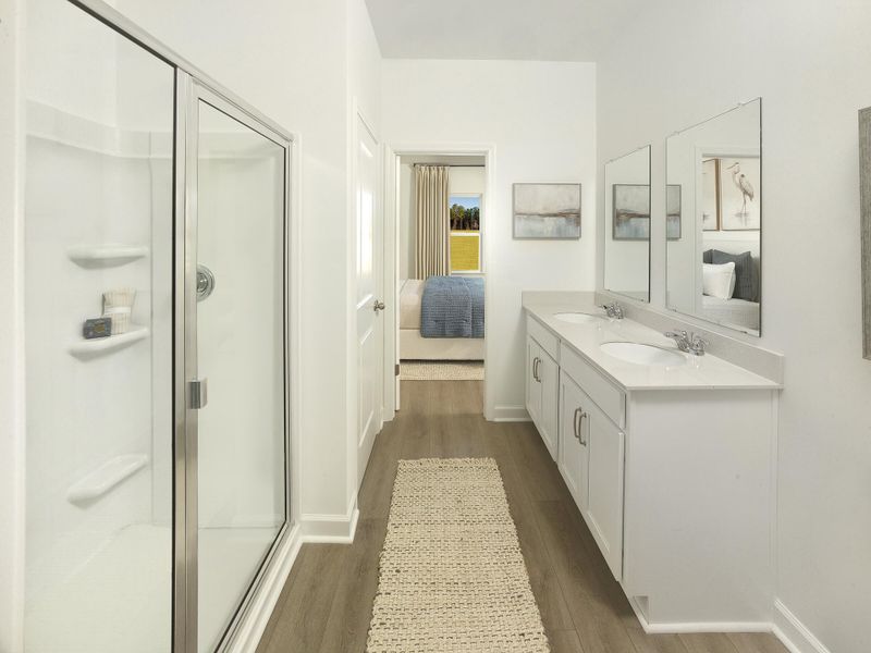 Furnished interior view inside a new home in , Ravenel (Image 5).
