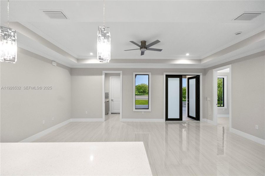 Spacious, unfurnished interior of a new home in , Naples (Image 25). Spacious, unfurnished interior of a new home in , Naples (Image 25).