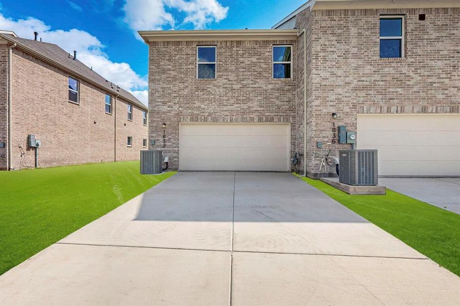 Exterior details and patio area of a home in Solterra Texas, Mesquite (Image 3).