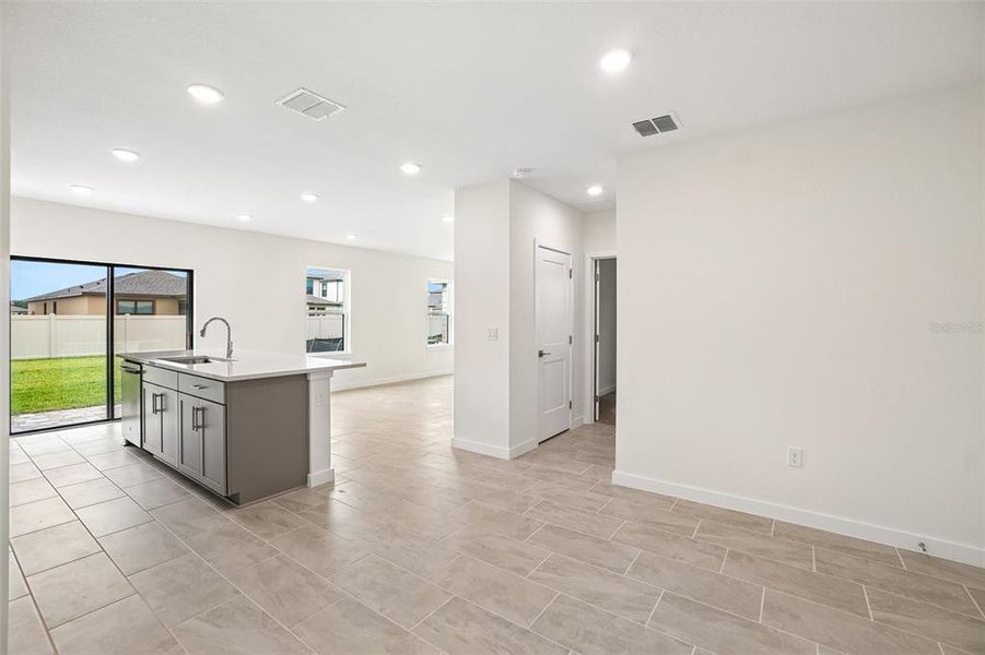 Furnished interior view inside a new home in Grasslands West, Lakeland (Image 10).