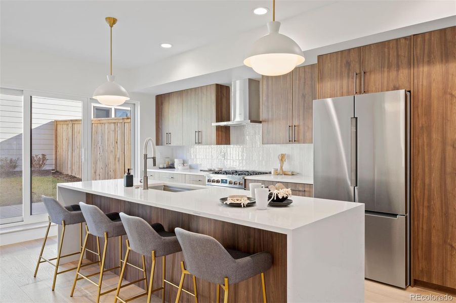 Furnished interior view inside a new home in , Denver (Image 12).